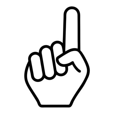 el işaret parmağı simgesi