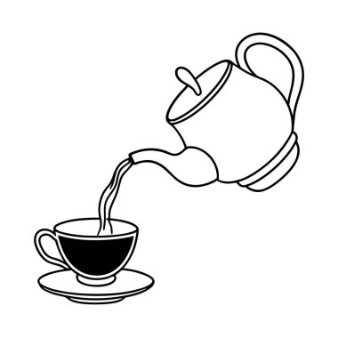 çay bardağı ile çaydanlık