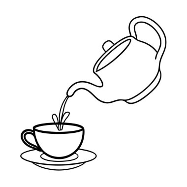 Bir fincan sıcak çay.