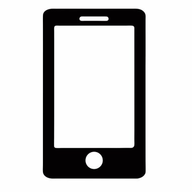 cep telefonu düz simgesi düz biçimli