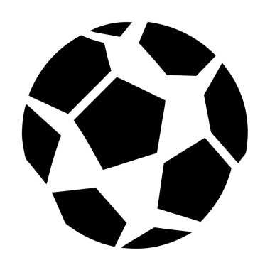 Futbol topu vektör simgesi