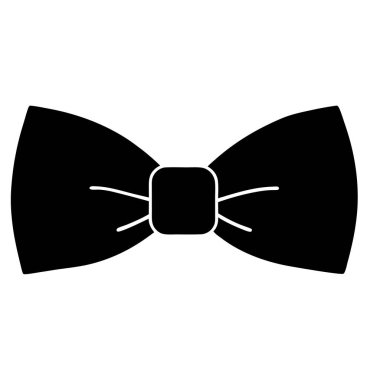 Papyon ikonu. Web için basit bir papyon vektör simgesi çizimi