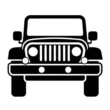 araba cip vektör simgesi