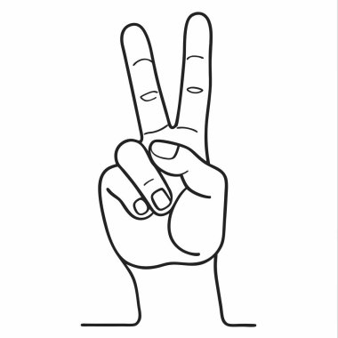 el barış işareti barış