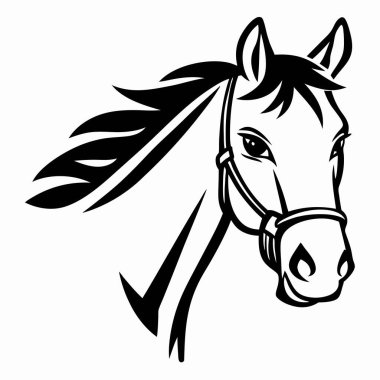 vektör görüntü at