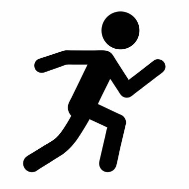 çalışan kişi vektör simgesi