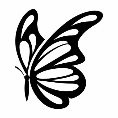 Kelebek vektör simge tasarlamak