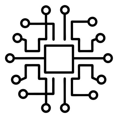 ağ simgesi. Vektör illüstrasyonu