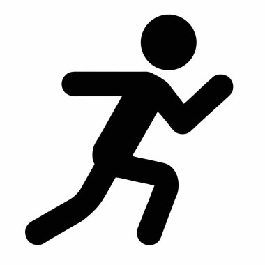 Çalışan adam kutsal kişilerin resmi, vektör çizim