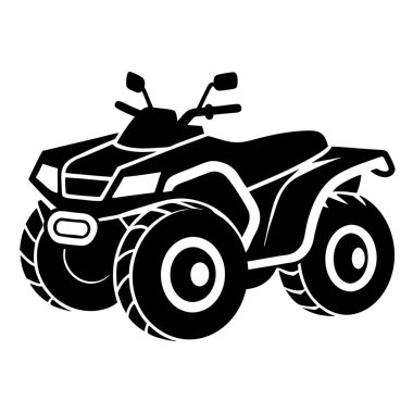 motosiklet simgesi, vektör illüstrasyonu