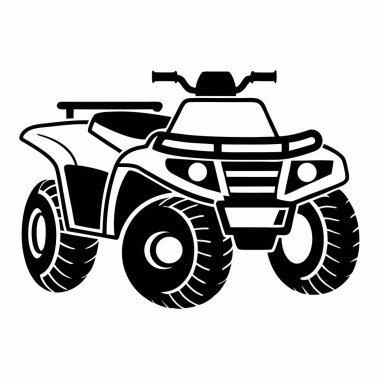 Dört bisiklet simgesi, basit stil