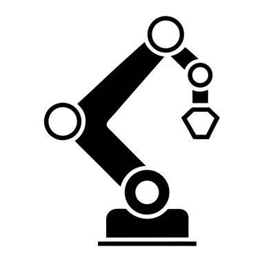 Robotik Kol vektör simgesi