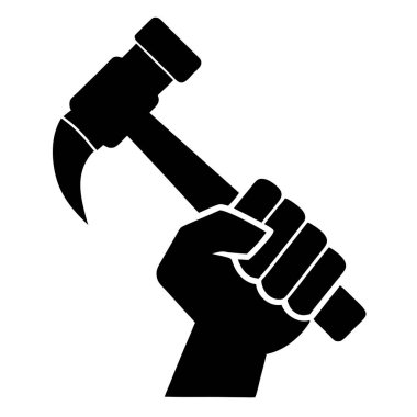 çekiç ve anahtar simgesi