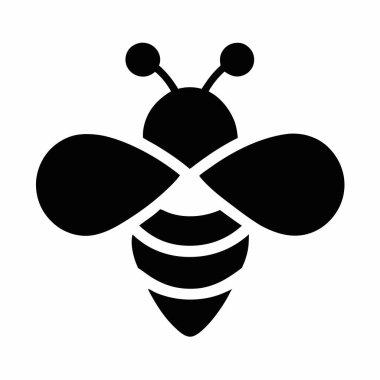 Arı sembolü düz simge