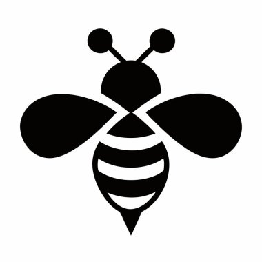 Arı sembolü düz simge