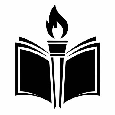 Kitap. Web simgesi basit illüstrasyon