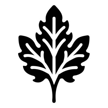 Yaprak bitkisi tasarımı vektör illüstrasyonu