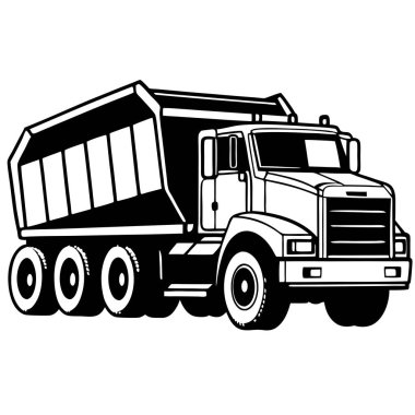 Kamyonun vektör çizimi