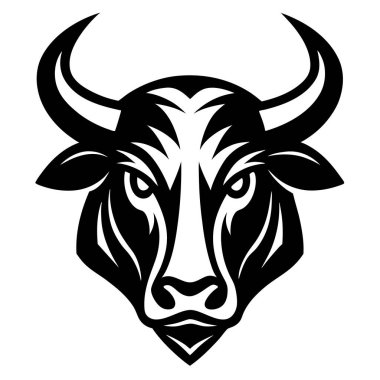 Boğa logo vektör çizim