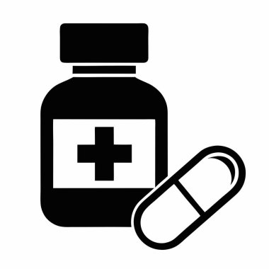 haplar ve şişe simgesi, satır biçimi