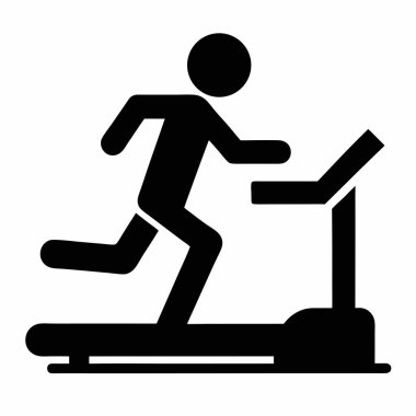 Çalışan adam simgesi vektör illüstrasyonu