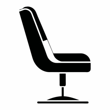 Koltuk mobilyaları izole edilmiş simge