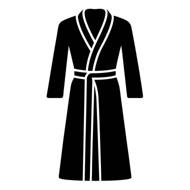 Bornoz Vektör Simgesi Tasarımı