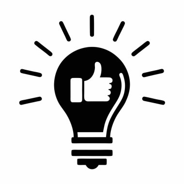 fikir web vektör simgesi