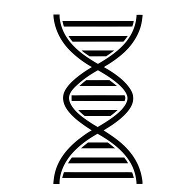 DNA simgesi. vektör tasarımı