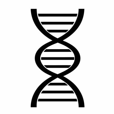 DNA sembolü vektör simgesi