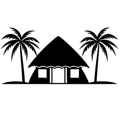 Palmiye ağacı simgesi olan ev