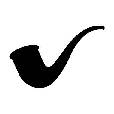 Boru simgesi. Web tasarımı için boru vektör simgelerinin düz çizimi