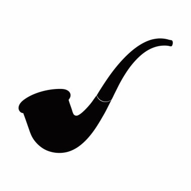 Boru simgesi beyaz arka plan üzerinde