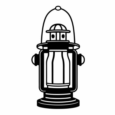 izole fener çizgi film tasarımı