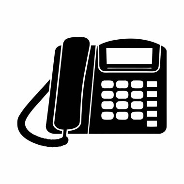 telefon simgesi, vektör illüstrasyonu