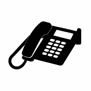 Telefon simgesi vektör illüstrasyonu