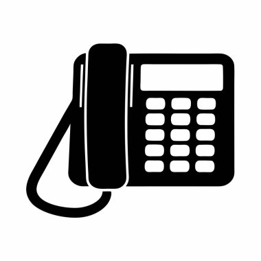 Telefon simgesi vektör illüstrasyonu