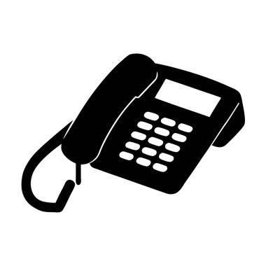 telefon simgesi, vektör illüstrasyonu