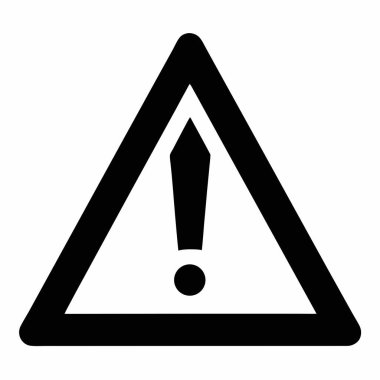 Ünlem işareti tehlike işareti simgesi