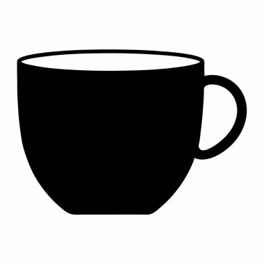 Çay ikonu vektör çizimi tasarımı