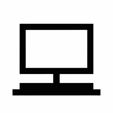 izleyici ikon vektör illüstrasyonu