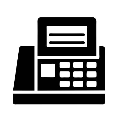 Hesap makinesi simgesi olan dizüstü bilgisayar. Web tasarımı için hesap makinesinin hesap makinesi vektör simgesi ile basit illüstrasyonu