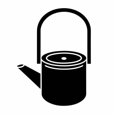 Bir çaydanlığın vektör simgesi