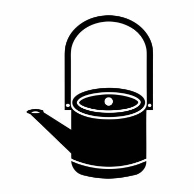 Kettle simge vektör illüstrasyonu