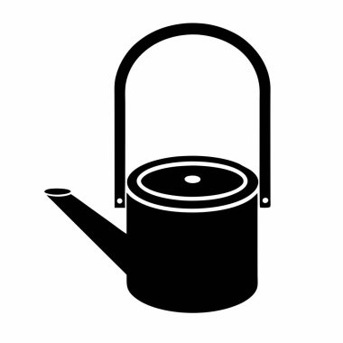 Çaydanlık. Web simgesi basit illüstrasyon