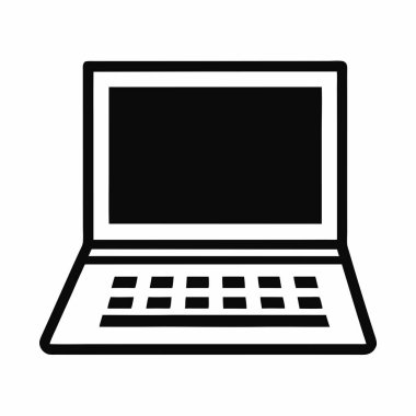 ekran simgesi olan dizüstü bilgisayar