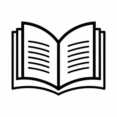 Kitap vektörü simgesi okunuyor