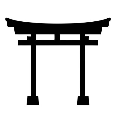 Bir ahşap simgenin vektör illüstrasyonu