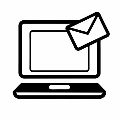 E- posta Pazarlama Simgesi vektör çizimi