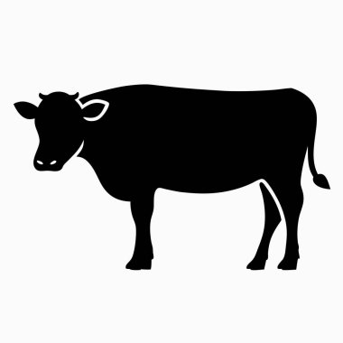 İnek simgesi, basit tarzı